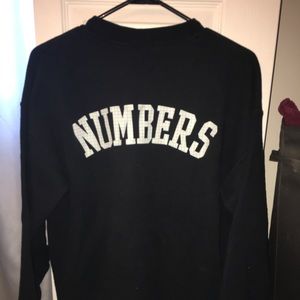Letters/Numbers - Crewneck (Size: M)